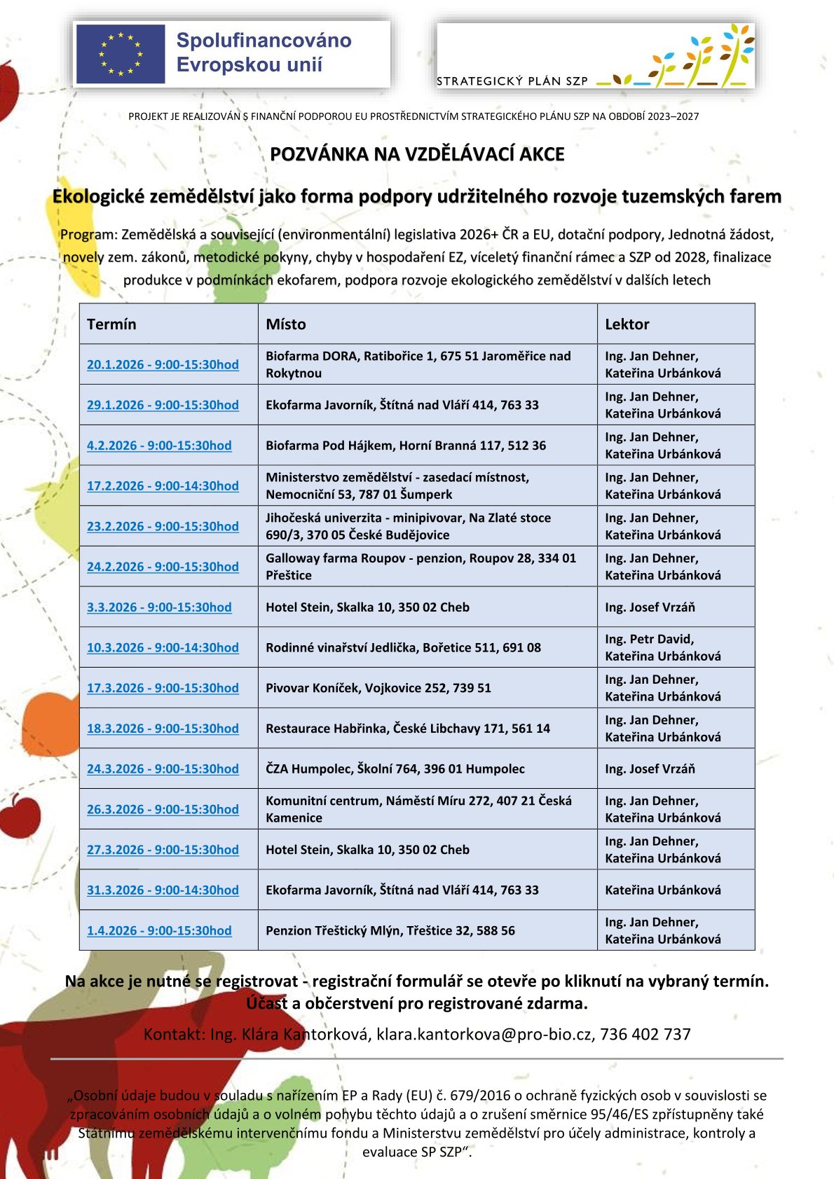 Ekologické zemědělství jako forma podpory udržitelného rozvoje tuzemských farem