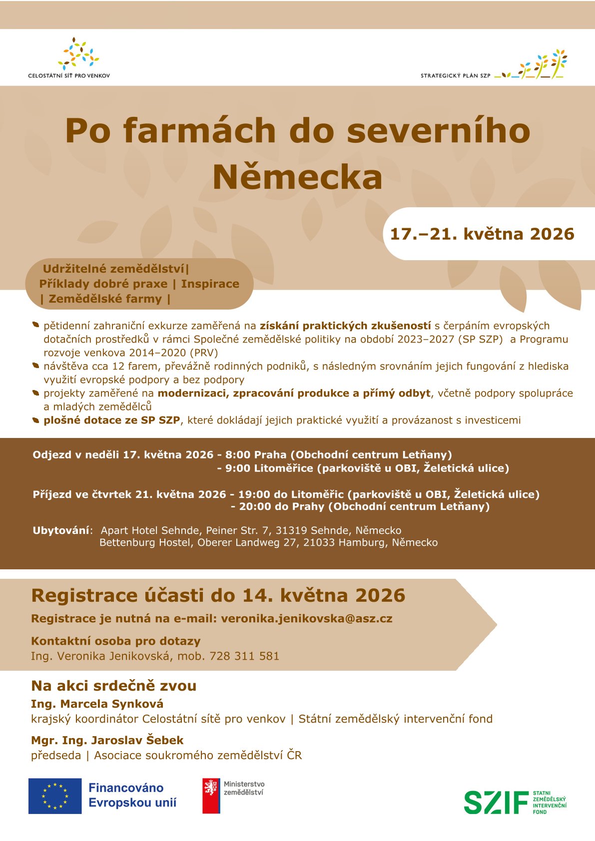 Pozvanka na akci Po farmach do severniho Nemecka 1